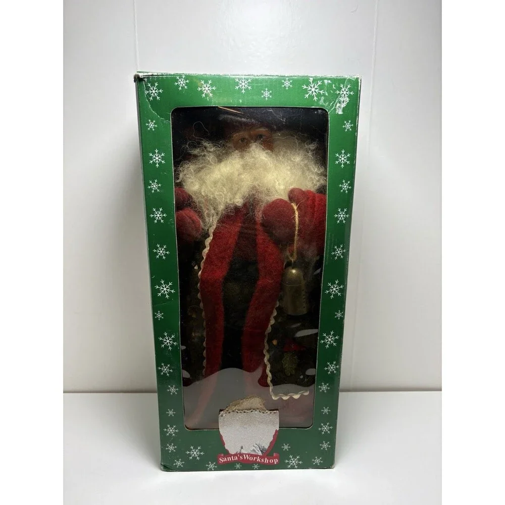 Vintage Handcrafted Christmas St. Nicholas Collectible Doll Santa’s Workshop